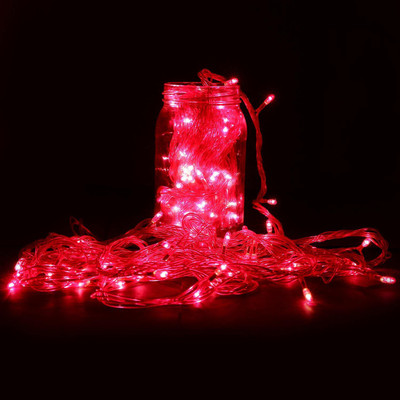 Infiprises 36 LEDs 8 m Red Steady String Rice Lights(Pack of 1)