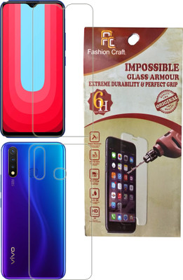 FashionCraft Front and Back Screen Guard for Vivo U20(Pack of 2)
