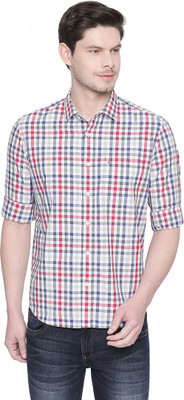 BASICS Men Checkered Casual Multicolor Shirt