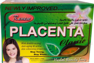RENEW Placenta Classic Herbal beauty Soap For Moisturisation And Nourishment(135 g)