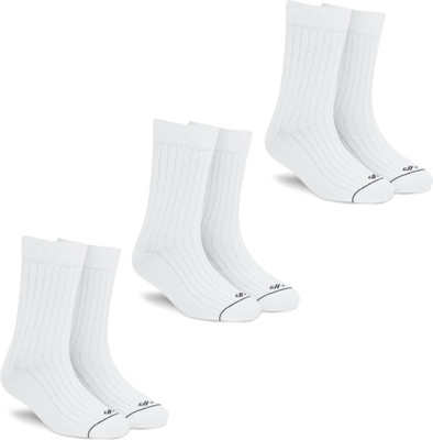 Dynamocks Men & Women Solid Mid-Calf/Crew(Pack of 3)