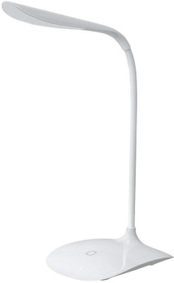 REXBURG Rechargeable Led Emergency Desk Table Lamp Student Reading Light Foldable G238 Study Lamp(30 cm, White)