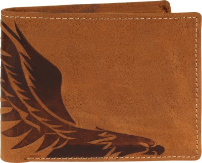 DCENT KRAFT Men Brown Genuine Leather Wallet(6 Card Slots)