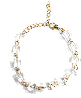 Xhotic Alloy Crystal Gold-plated Bracelet