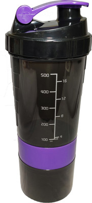 npt 500 ml Plastic Shaker(Pack of 1, Multicolor)