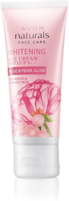 AVON Naturals Rose & Pearl Glow Whitening Day Cream SPF 15/PA++ - 50g(50 g)