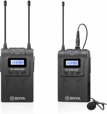 BOYA BY-WM8 Pro-K1 UHF Wireless Lavalier Microphone System Microphone