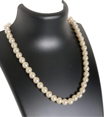 SMJ Pearl_Necklace Mother of Pearl Crystal Necklace