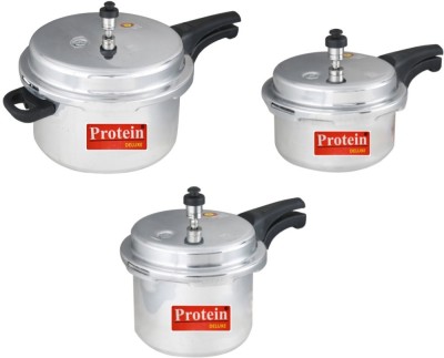 Protein Special Combo 2 L, 3 L, 5 L Pressure Cooker(Aluminium)
