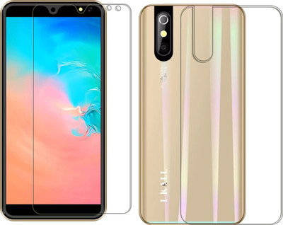 FashionCraft Front and Back Screen Guard for I Kall K200(Pack of 2)