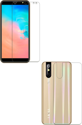 FashionCraft Front and Back Screen Guard for I Kall K200(Pack of 2)