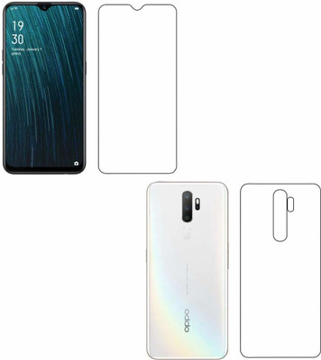 SOLIVAGANT Front and Back Tempered Glass for Oppo A5 2020(Pack of 2)
