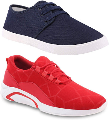 Chevit Combo Pack of 2 Sneakers, Sneakers For Men(Multicolor)