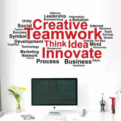 marvellous 60 cm m_creativeteamwork Self Adhesive Sticker(Pack of 1)