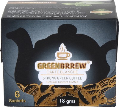 GreenBrrew Green Coffee Beans Extract 'PL-AAA' , 6 Sachets, 3g Each(18 g)