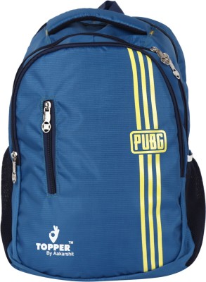 Topper LITE Pubg Survival 28 ltrs Casual Lightweight Backpack | School Bag | College Bag | Laptop Bag For Boys/Girls & Men/Women 30 L Laptop Backpack(Blue)