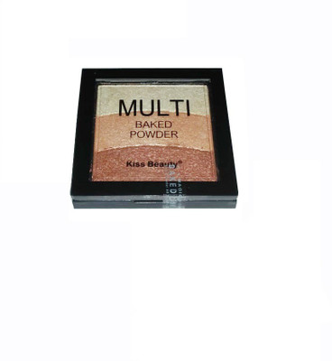 Kiss Beauty Multi Baked Powder Highlighter 03 Highlighter(Multicolor)