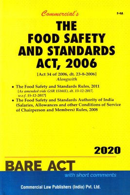 Food Safety and Standards Act, 2006(English, Paperback, BARE ACT)