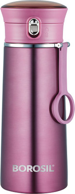 BOROSIL 420 ml Steel Flask(Pack of 1, Purple)