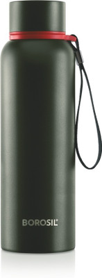 BOROSIL 850 ml Steel Flask(Pack of 1, Green)