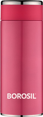 BOROSIL 200 ml Steel Flask(Pack of 1, Pink)