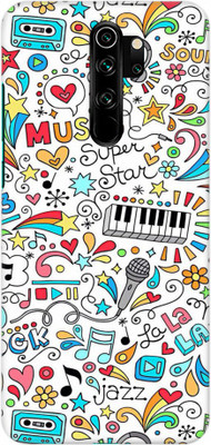 COBIERTAS Back Cover for Mi Redmi Note 8 Pro(Multicolor, Hard Case)