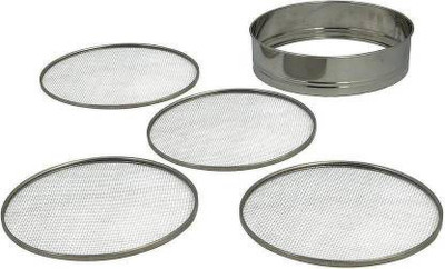 PROJAIN STEEL High Quality Stainless steel foldable 4 in 1 aata chalni Collapsible Sieve(Steel Pack of 1)