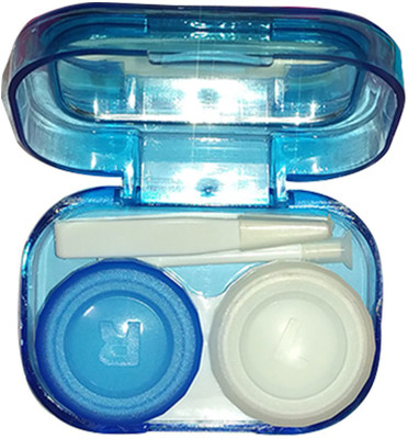 Crystal Eye contact lens case solution combo box kit(pack of 1) multi design(Pack of: 1)