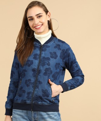 Pepe Jeans Full Sleeve Floral Print Women Jacket