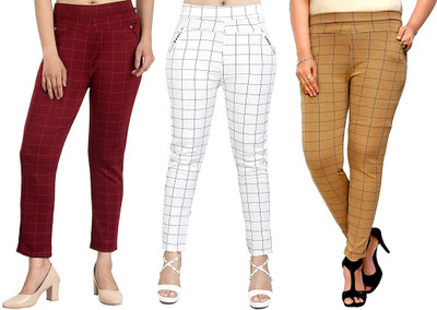 Aaviha Multicolor Jegging(Checkered)