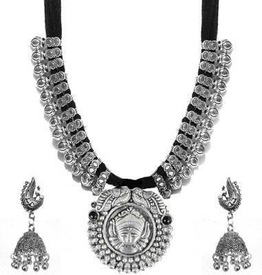 Divastri Oxidised Silver Silver Silver Jewellery Set(Pack of 1)