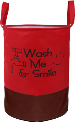 E-Retailer 45 L Red Laundry Bag(Polyester)