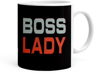 Kesri Gifts boss lady Theme (Kg-momDay-4252P) Ceramic Coffee Mug(325 ml)