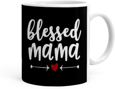 Kesri Gifts blessed mama Theme (Kg-momDay-2117P) Ceramic Coffee Mug(325 ml)