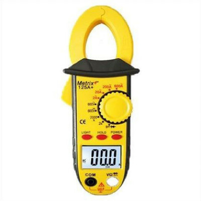 MATRIX Digital AC Clamp Meter Model No. 125 A+ ,ACA, Range 2000 mA ~ 600 A, 1999 Count , LCD Back light Resistance Diode Continuity, Data Hold & APO. Digital Multimeter(Yellow 2000 Counts) MATRIX Digital AC Clamp Meter Model No. 125 A+ ,ACA, Range 2000 mA ~ 600 A, 1999 Count , LCD Back light Resistance Diode Continuity, Data Hold & APO. Digital Multimeter(Yellow 2000 Counts)