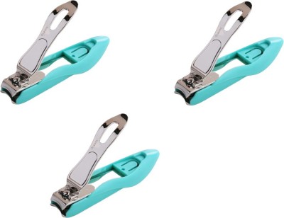 Angel Infinite Stylish Nail Cutter For Men And Women, Professionally And Home Use, Nail Clipper For Babies (Green, Pack Of 3)
