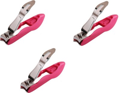 Angel Infinite Stylish Nail Cutter For Men And Women, Professionally And Home Use, Nail Clipper For Babies (Pink, Pack Of 3)