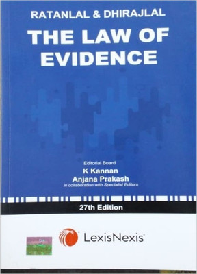 Ratanlal & Dhirajlal The Law Of Evidence - English 2020 Edition(Paperback, Ratanlal Dhirajlal)