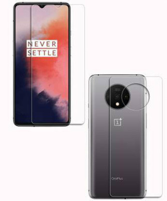 SOLIVAGANT Front and Back Tempered Glass for OnePlus 7T(Pack of 2)