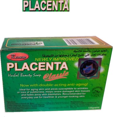 RENEW Placenta CLassic Herbal Beauty Soap For Young Looking Skin(135 g)