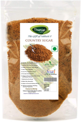 Thanjai Organic Natural Country Sugar/ Naattu Sakkarai 1 Kg Sugar(1000 g)