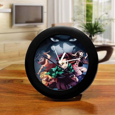 Mc Sid Razz Analog Black Clock