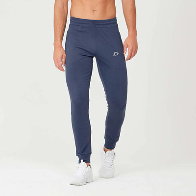 Decisive Solid Men Blue Track Pants
