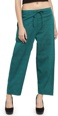 Enchanted Drapes Regular Fit Women Green Trousers
