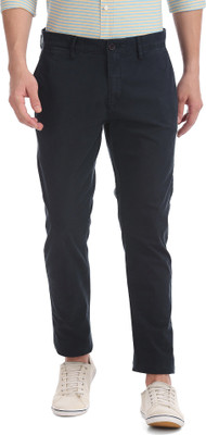 U.S. POLO ASSN. Slim Fit Men Blue Trousers