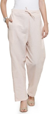 Enchanted Drapes Regular Fit Women Beige Trousers