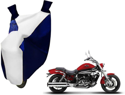 WolkomHome Two Wheeler Cover for Hyosung(GT650R, Blue, White)