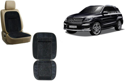 Auto Kite Wooden Bead, Velvet Seating Pad For  Mercedes Benz M-Class(Car, Home and Office Grey)