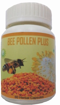 Hawaiian Herbal Bee pollen plus capsule-60 Caps(60 No)