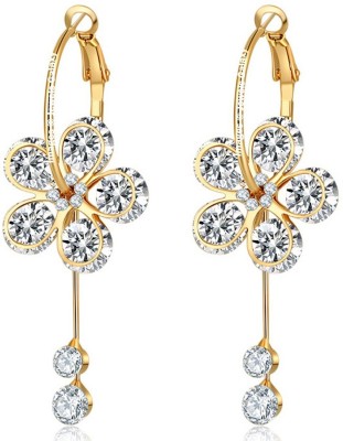 Jewels Galaxy Luxuria Crystal Alloy Drops & Danglers